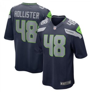 Jacob Hollister College Navy Seattle Seahawks Home Game Player