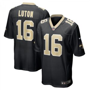 Jake Luton Black New Orleans Saints Game Player