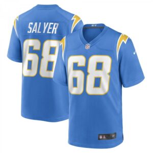 Jamaree Salyer Powder Blue Los Angeles Chargers Game Player