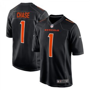 Ja'Marr Chase Black Cincinnati Bengals Game Fashion