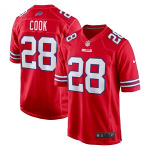 James Cook Buffalo Bills Alternate Game  - Red