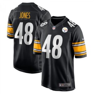 Jamir Jones Black Pittsburgh Steelers Team Game Player