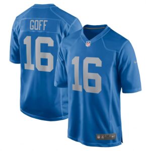 Jared Goff Detroit Lions Game Player  - Blue