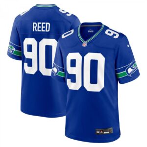 Jarran Reed Seattle Seahawks Throwback Player Game  - Royal