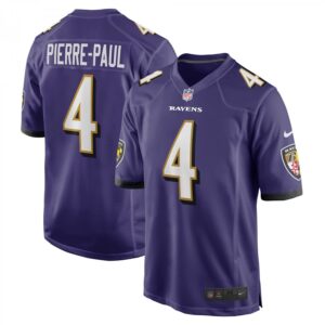Jason Pierre-Paul Purple Baltimore Ravens Home Game Player