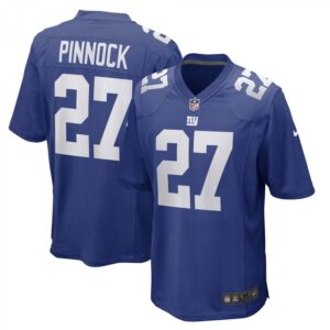 Jason Pinnock Royal New York Giants Game Player