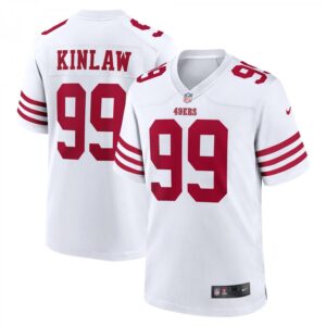 Javon Kinlaw San Francisco 49ers Player Game  - White