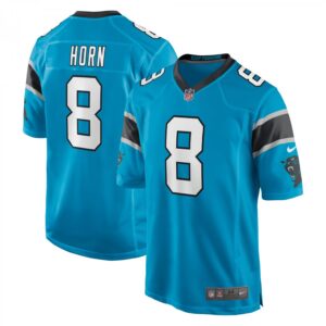 Jaycee Horn Carolina Panthers Game  - Blue