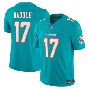 Jaylen Waddle Miami Dolphins Vapor F.U.S.E. Limited  - Aqua