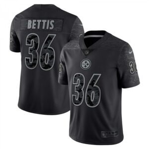 Jerome Bettis Pittsburgh Steelers Retired Player RFLCTV Limited  - Black