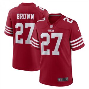 Ji'Ayir Brown Scarlet San Francisco 49ers Team Game
