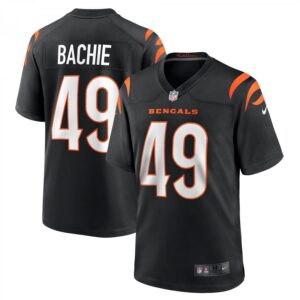 Joe Bachie Black Cincinnati Bengals Game