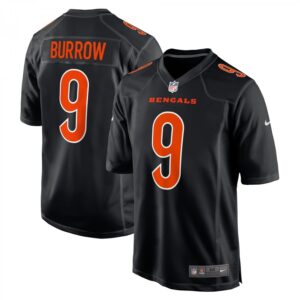 Joe Burrow Black Cincinnati Bengals Game Fashion