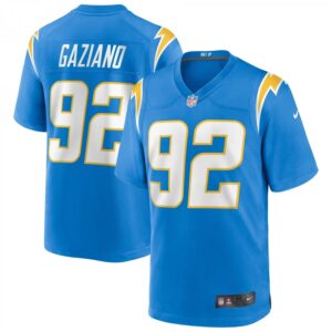 Joe Gaziano Powder Blue Los Angeles Chargers Game