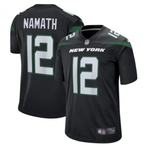 Joe Namath New York Jets Retired Player  - Black