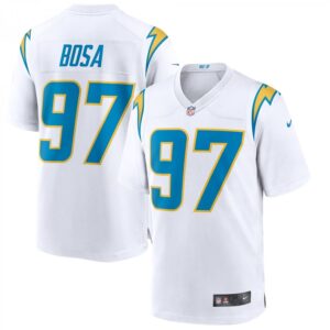 Joey Bosa White Los Angeles Chargers Game
