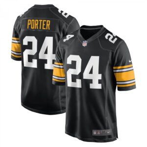 Joey Porter Jr. Black Pittsburgh Steelers Alternate Game