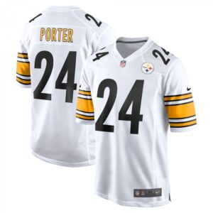 Joey Porter Jr. Pittsburgh Steelers Away Game  - White
