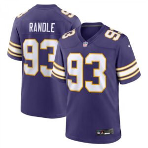 John Randle Minnesota Vikings Classic Player Game  - Purple