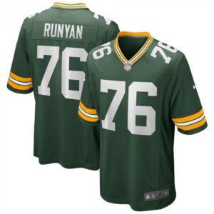 Jon Runyan Green Green Bay Packers Player Game