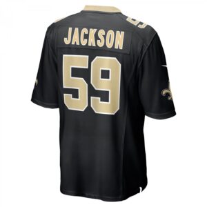 Jordans Jackson Black New Orleans Saints Game Player