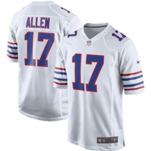 Josh Allen Buffalo Bills Alternate Game Player  - White