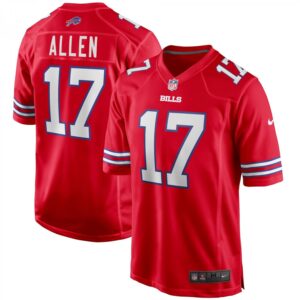 Josh Allen Red Buffalo Bills Alternate Game Player