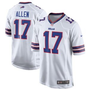 Josh Allen White Buffalo Bills Game Player