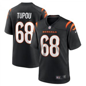 Josh Tupou Black Cincinnati Bengals Game Player