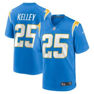 Joshua Kelley Powder Blue Los Angeles Chargers Game