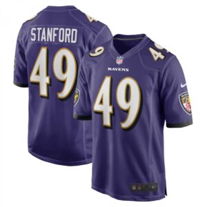 Julian Stanford Purple Baltimore Ravens Home Game Player