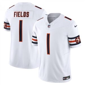 Justin Fields Chicago Bears Vapor F.U.S.E. Limited  - White