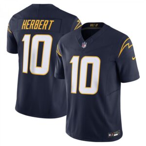 Justin Herbert Los Angeles Chargers Vapor F.U.S.E. Limited  - Navy