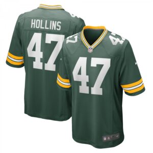 Justin Hollins Green Green Bay Packers Home Game Player