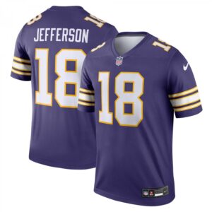 Justin Jefferson Minnesota Vikings Classic Legend Player  - Purple