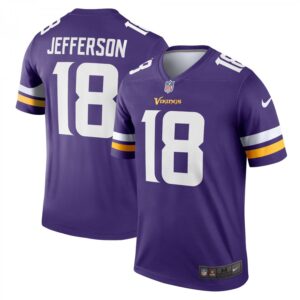 Justin Jefferson Minnesota Vikings Legend  - Purple