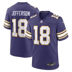 Justin Jefferson Purple Minnesota Vikings Classic Player Game