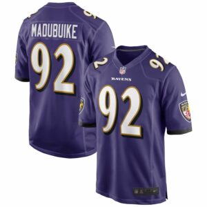 Justin Madubuike Purple Baltimore Ravens Game Player