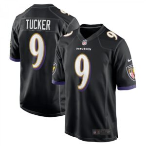 Justin Tucker Black Baltimore Ravens Player Game