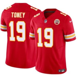 Kansas City Chiefs #19 Kadarius Toney Red 2023 Vapor Untouchable Limited Football Stitched Jer