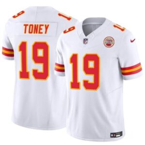 Kansas City Chiefs #19 Kadarius Toney White 2023 Vapor Untouchable Limited Football Stitched J