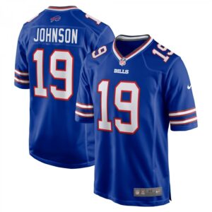 KeeSean Johnson Royal Buffalo Bills Home Game Player
