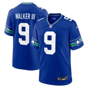 Kenneth Walker III Seattle Seahawks Throwback Player Game  - Royal