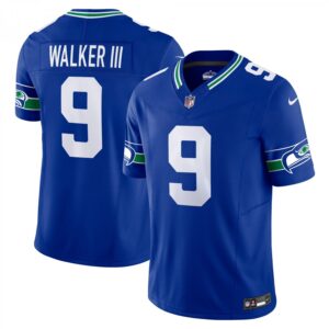 Kenneth Walker III Seattle Seahawks Vapor F.U.S.E. Limited  - Royal