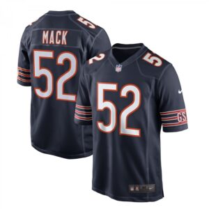 Khalil Mack Navy Chicago Bears Game Player