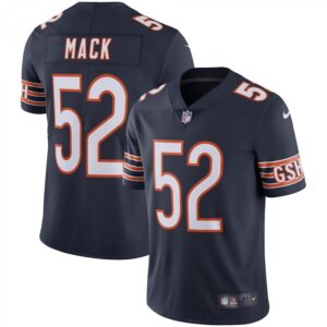 Khalil Mack Navy Chicago Bears Vapor Limited