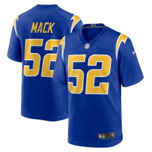 Khalil Mack Royal Los Angeles Chargers Alternate Game