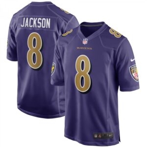 Lamar Jackson Baltimore Ravens Alternate Game  - Purple