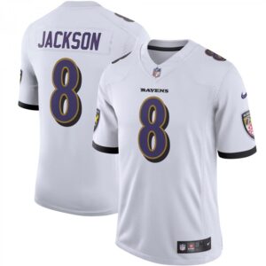 Lamar Jackson Baltimore Ravens Vapor Limited  - White