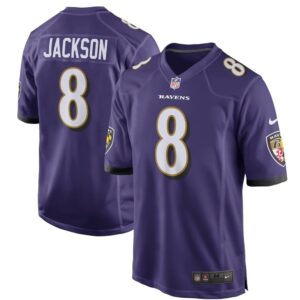 Lamar Jackson Purple Baltimore Ravens Game Player